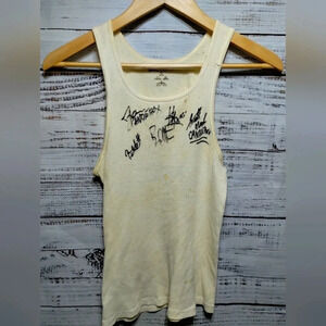 Candlebox Autographed Tank Top by 5 Members‎ AUTHENTIC
